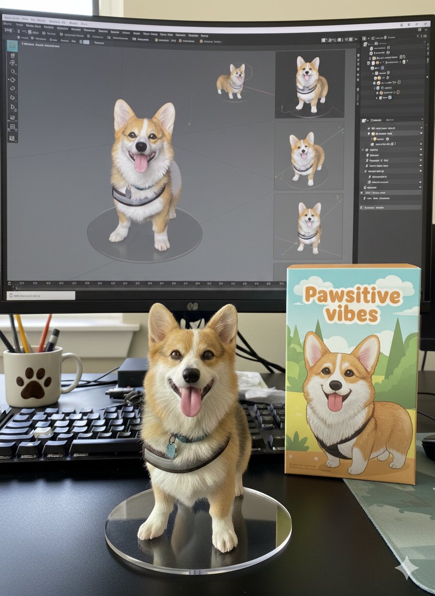 Nano banana prompt: Photo to Figurine - Example 1 Photo to Figurine - AI generated example 1 showcasing realistic figurine transformation from photo